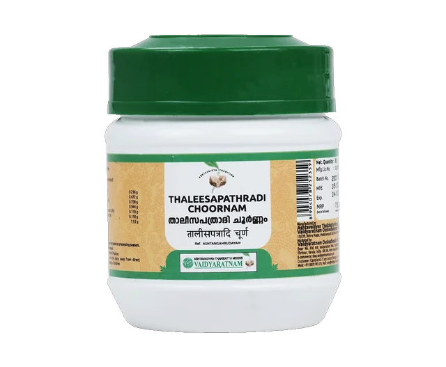 VAIDYARATHNAM Thaleesapathradi Choorna - Vaidyaratnam - 50Gm