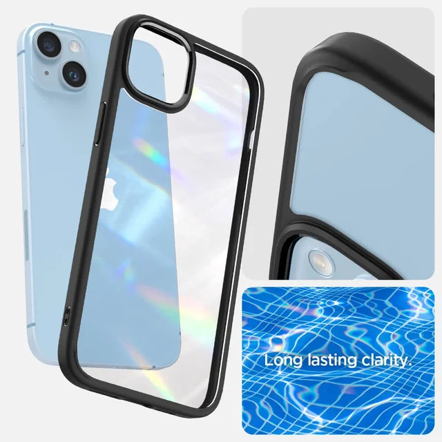 iPhone 14 Pro Cover | Spigen Original Ultra Hybrid Transparent Mobile Cover For iPhone 14 Pro Purple