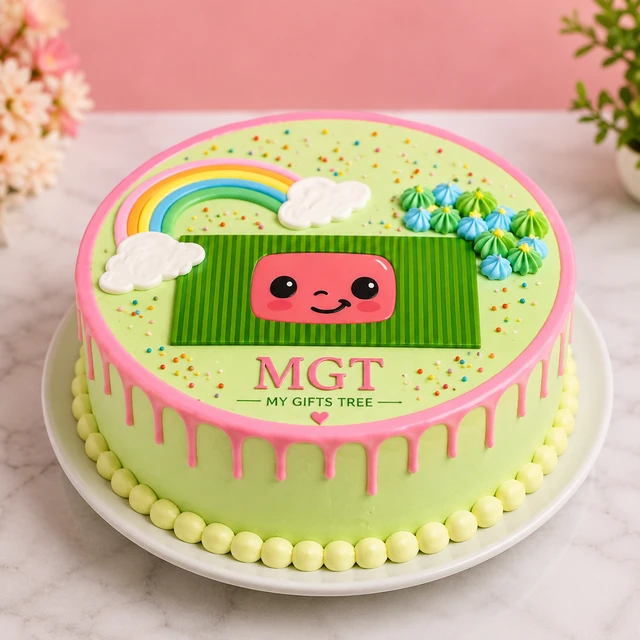 My Gifts Tree Cocomelon Rainbow Delight Cake - 500 GM