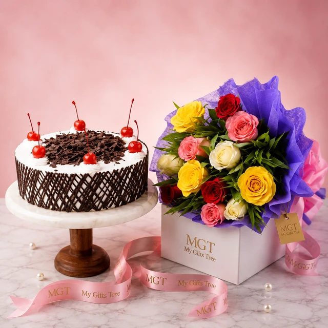 My Gifts Tree Mix Rosey with Black Forest - 500 GM
