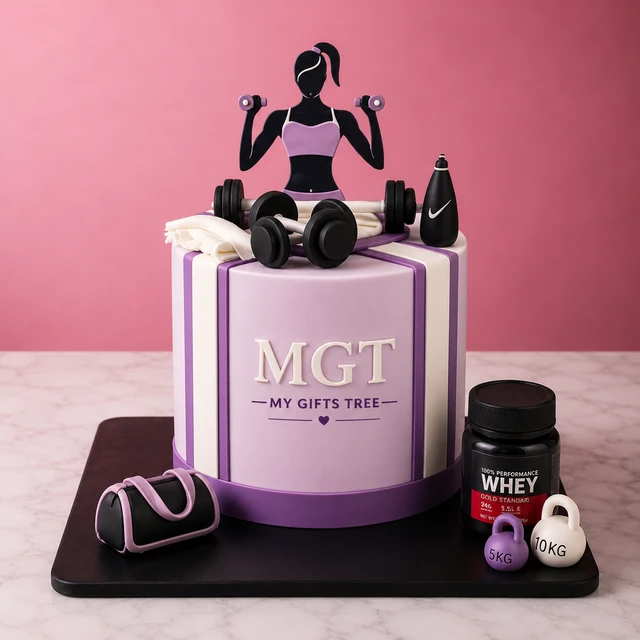 My Gifts Tree Fit Girl Gym Cake - 2.5 KG