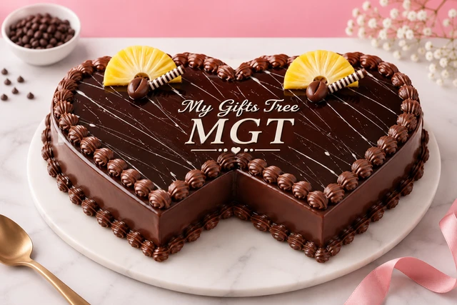 My Gifts Tree Double Heart with Choco 2 KG - 2 KG
