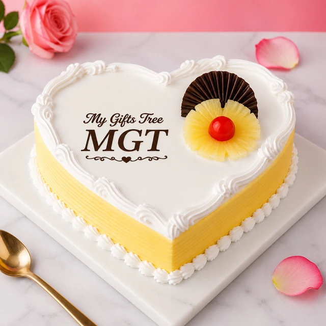 My Gifts Tree Heartlicious Pineapple Cake 1 KG - 1 KG
