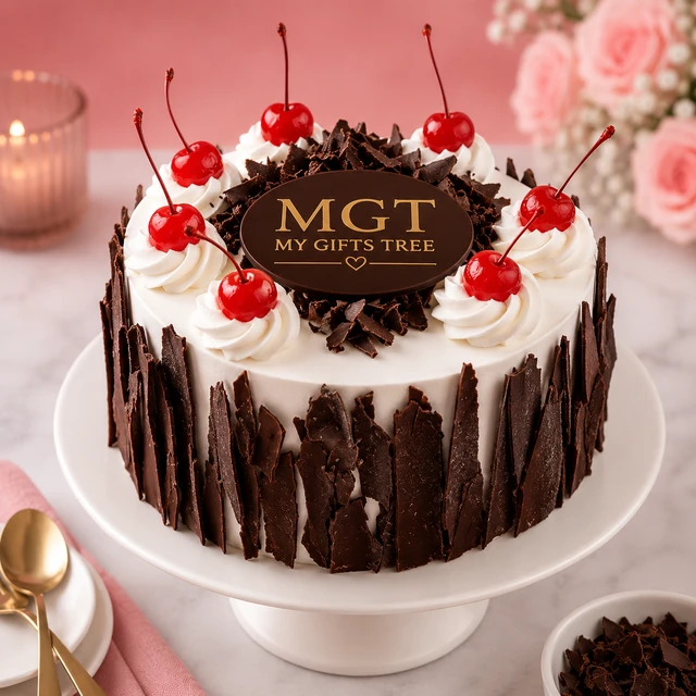 My Gifts Tree Deletable Black Forest Cake 500 Gm - 500 Gm