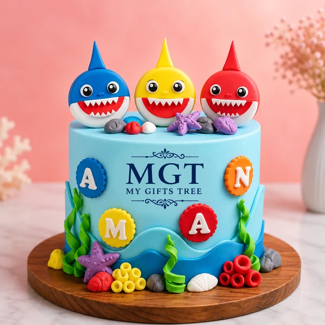 My Gifts Tree Fantastic Baby Shark Cakescake - 1.5 KG