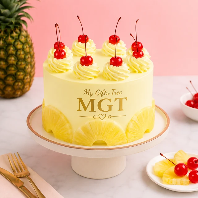 My Gifts Tree Elegant Pineapple Cake 1.5 KG - 1.5 KG