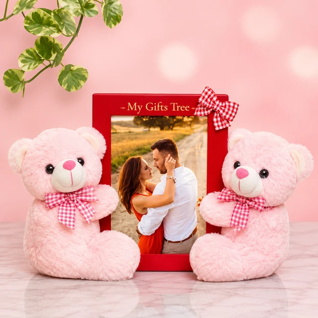My Gifts Tree Frame with Teddy