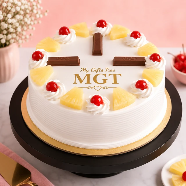 Kitkat Pineapple Cake