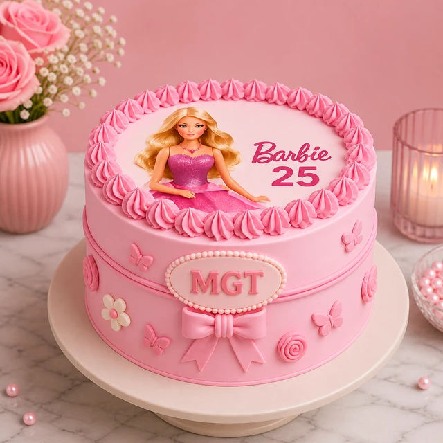 My Gifts Tree Pink Ribbon Butterfly Cake - 1.5 KG