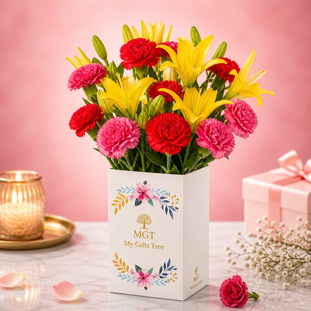 My Gifts Tree Ravishing Carnation - Premium Carnation Bouquet