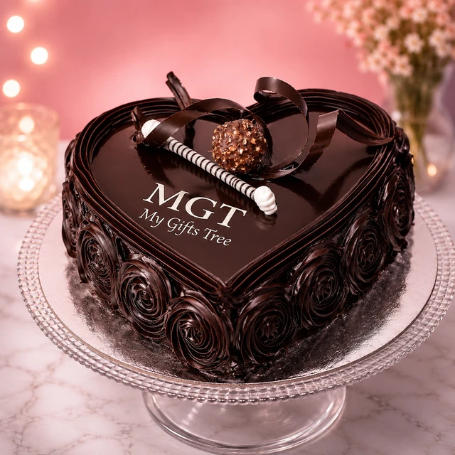 My Gifts Tree Special Floral Chocolate Cake 1.5 KG - 1.5 KG