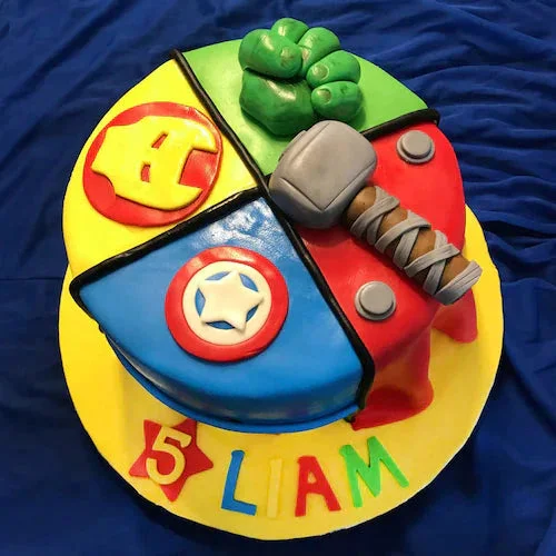 My Gifts Tree Avengers Fondant Cake - 2 KG