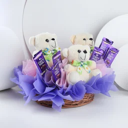 My Gifts Tree Basket Toy with Chocolate Hampers