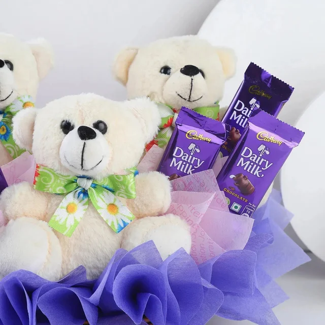 My Gifts Tree Basket Toy with Chocolate Hampers