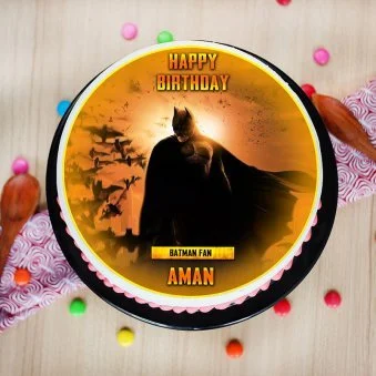 My Gifts Tree Batman Poster Cake 2 KG - 2 KG