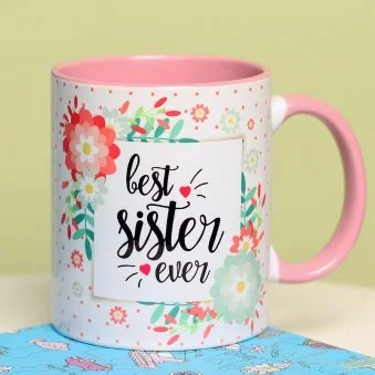 My Gifts Tree Best Sister Ever Floral Mug
