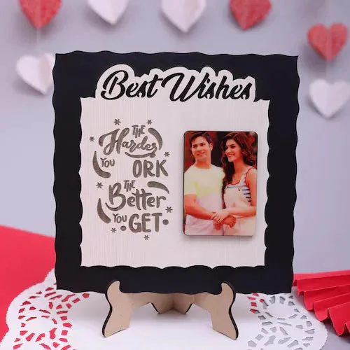 My Gifts Tree Best Wishes Engraved Frame