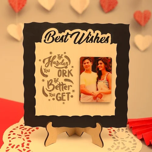 My Gifts Tree Best Wishes Engraved Frame