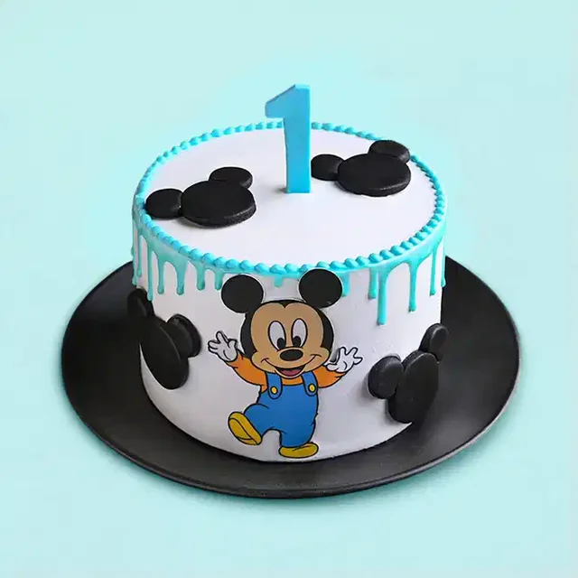 My Gifts Tree Birthday Mickey Mouse Cake Theme Cake - 1 KG