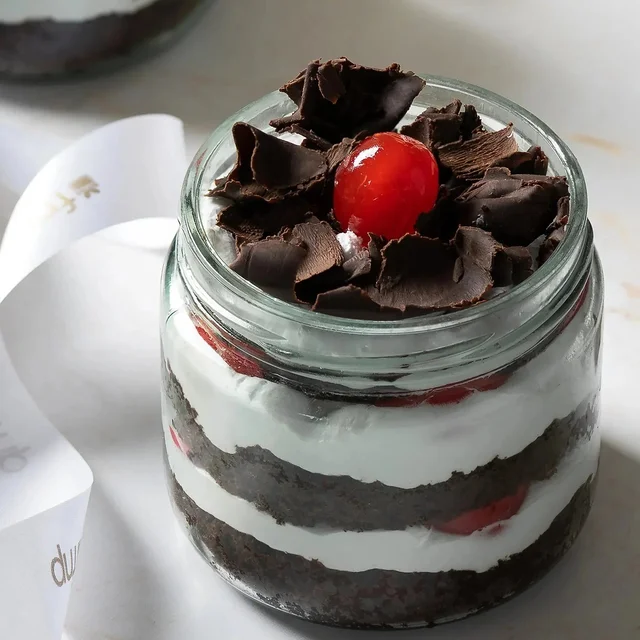 My Gifts Tree Black Forest Jar Cake