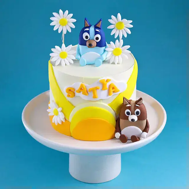 My Gifts Tree Bluey & Blooms Cake - 1.5 KG