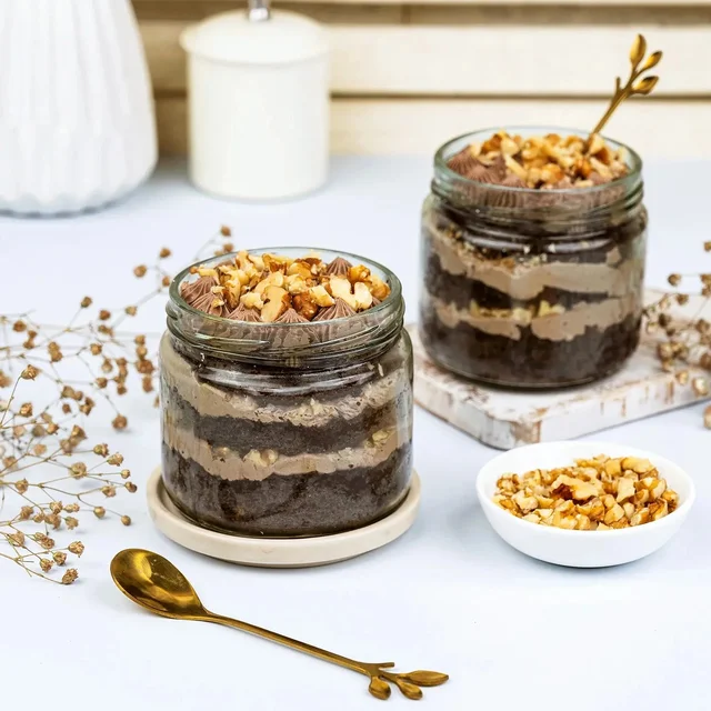 My Gifts Tree Choco Walnut Jar Cake 2 SET - 2 SET