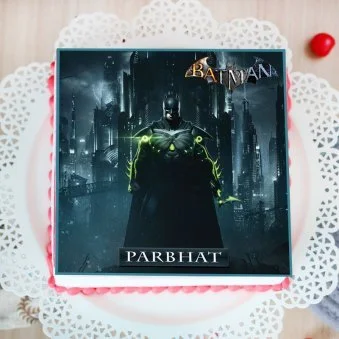 My Gifts Tree Dark Knight Poster Cake 2 KG - 2 KG