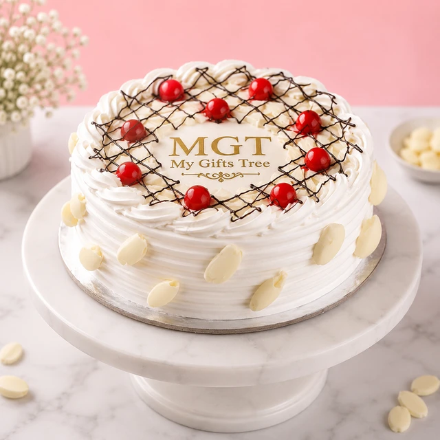 My Gifts Tree Decandent White Forest Cake 2 KG - 2 KG