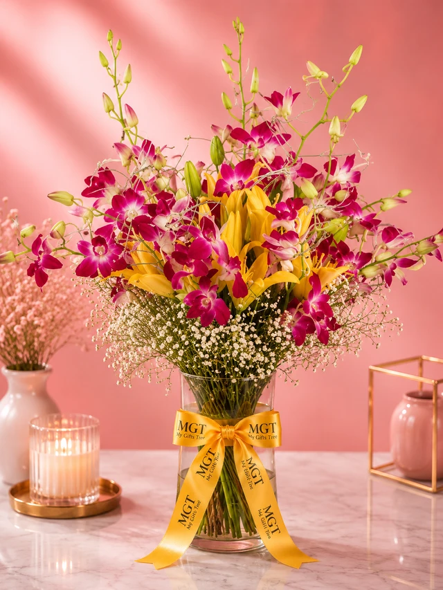 My Gifts Tree Radiant Charmer Arragment - Premium Flower Bouquet