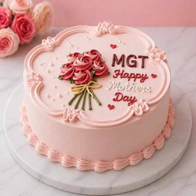 My Gifts Tree Floral Cake for Mom - 500 GM