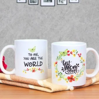My Gifts Tree Floral Mug Mom