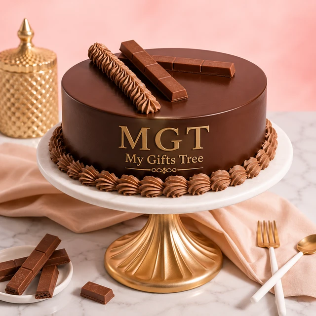 My Gifts Tree KitKat Chocolate Cake 1Kg - 1Kg