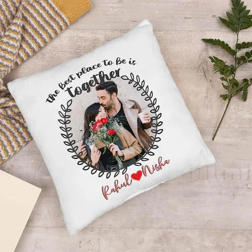 My Gifts Tree Love Bond Personalized Cushion.