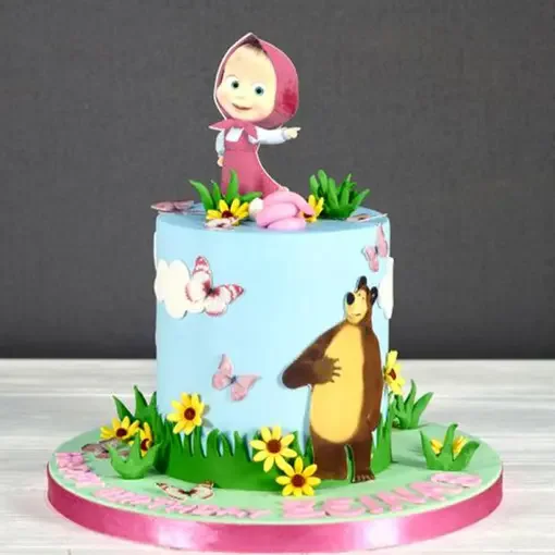 My Gifts Tree Masha the Bear Cake - 1.5 KG