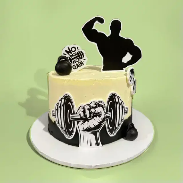 My Gifts Tree No Pain Noo Gain Gym Cake - 1 KG