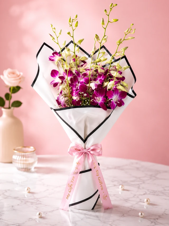 My Gifts Tree Heart of Orchid - Premium Orchid Arrangement