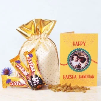 My Gifts Tree Rakhi Card Chocolate Combo