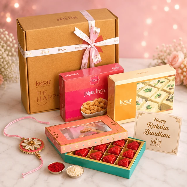 Rakhi With Sweet Hamper