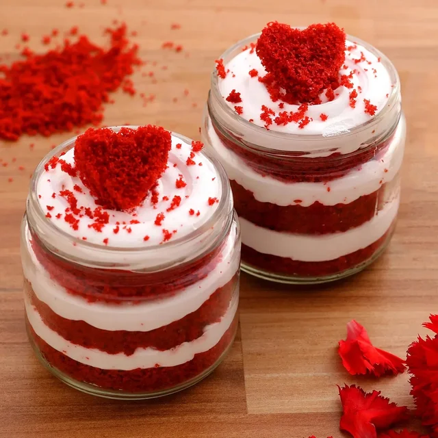 My Gifts Tree Red Velvet Jar Cake 2 SET - 2 SET