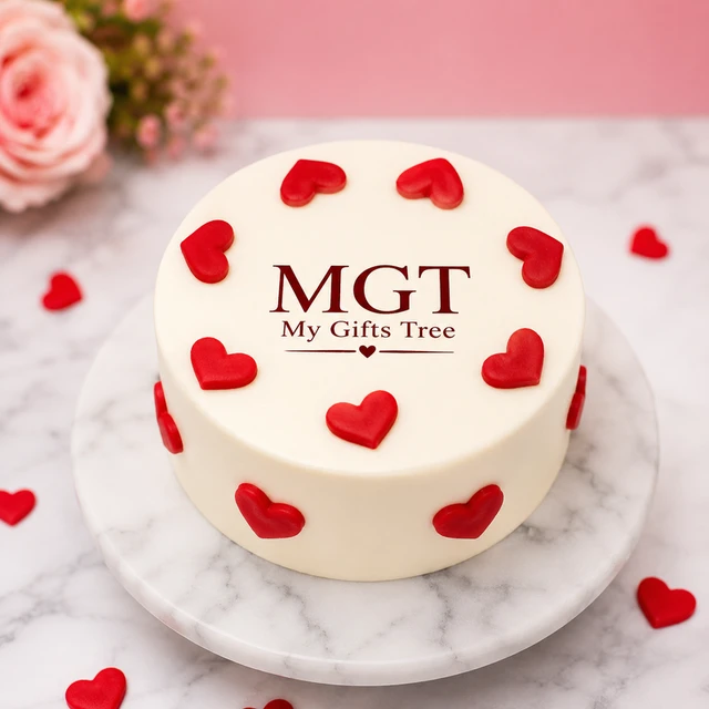 My Gifts Tree Red Velvet Heart Bento Cake