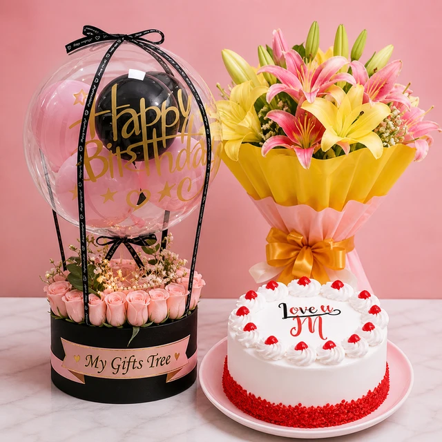 My Gifts Tree Romantic Birthday Celebration Still Life - 1 KG