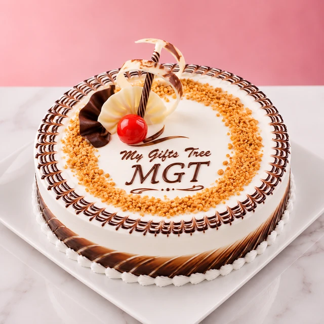 My Gifts Tree Round Butterscotch Cake 1.5 KG - 1.5 KG
