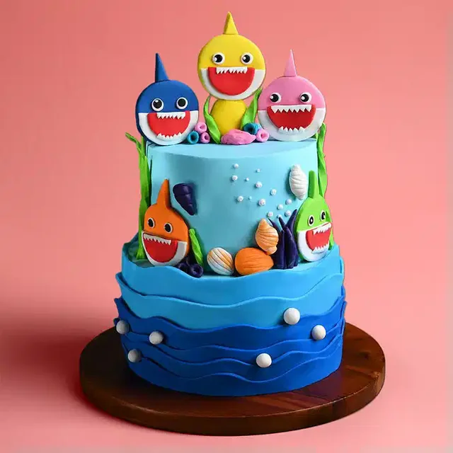 My Gifts Tree Sharktastic Birthday Theme Cake - 3 KG