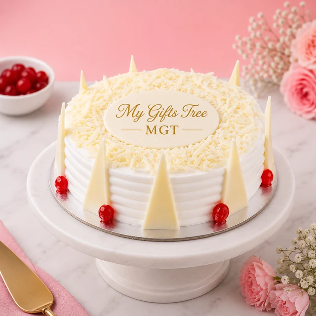 My Gifts Tree Special One White Forest Cake 1 KG - 1 KG
