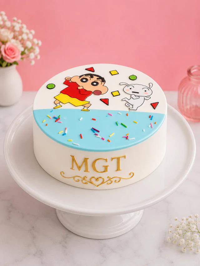 My Gifts Tree Shinchan Shiro Fun Party Cake - 500 GM