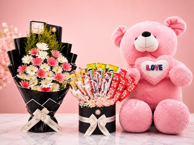 My Gifts Tree Sweetheart Teddy Celebration Hamper