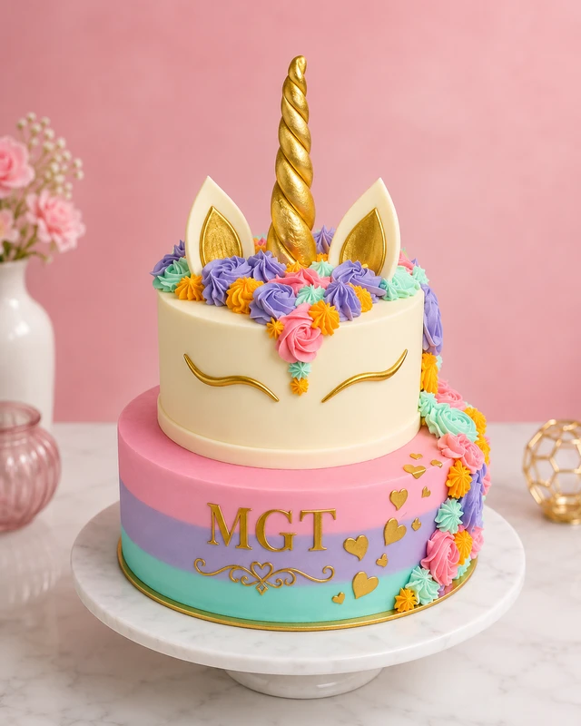 My Gifts Tree Flovery Unicorn Strawberry Cake - 3Kg