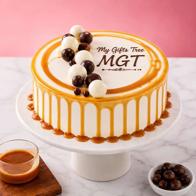 My Gifts Tree Yummy & Creamy Butterscotch Cake 1 Kg - 1 Kg