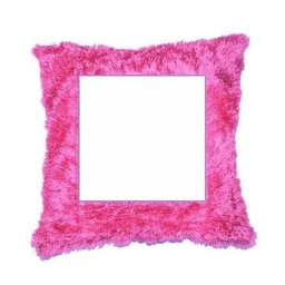 Personalized Square Fur Cushion with Customized Photo/Image - Decorative Pillow for Home, Gift Idea, Wedding Anniversery Gift, Valentines Day