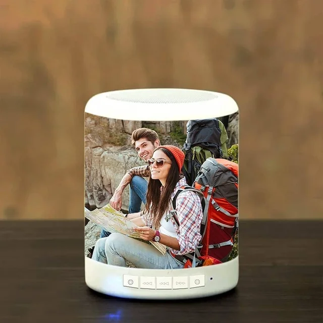 Bluetooth Speaker, Dimmable Color Night Light, Outdoor Table Lamp with Smart Touch Control, Best Gift for Men Women Teens Kids Children Sleeping